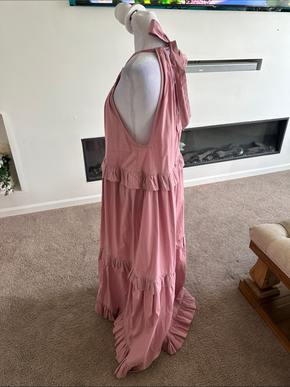 Free People Dusty Rose Maxi Dress - Picture 2 of 6